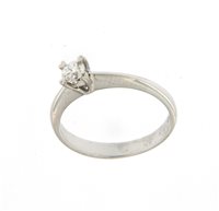 Anello Soranzo Gioielli Donna Solitario in Oro bianco Diamante NP10339725 - NP10339725